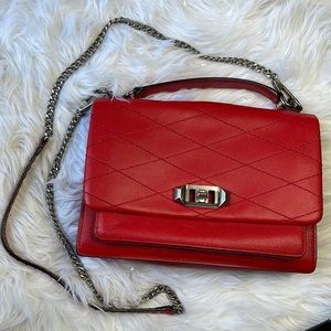 Rebecca Minkoff Red quilted crossbody